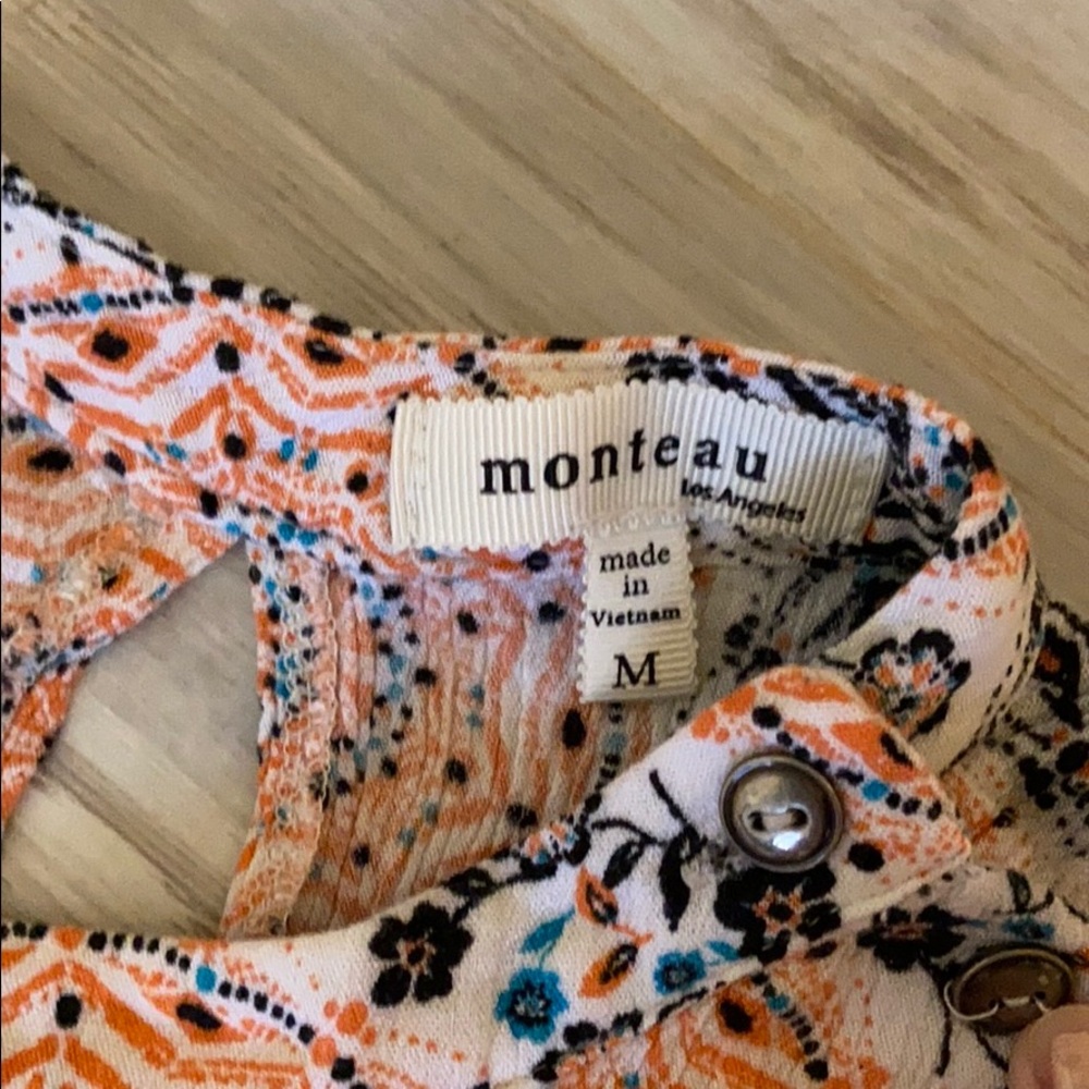 Patterned Long Tank Top - Picture 3 of 3